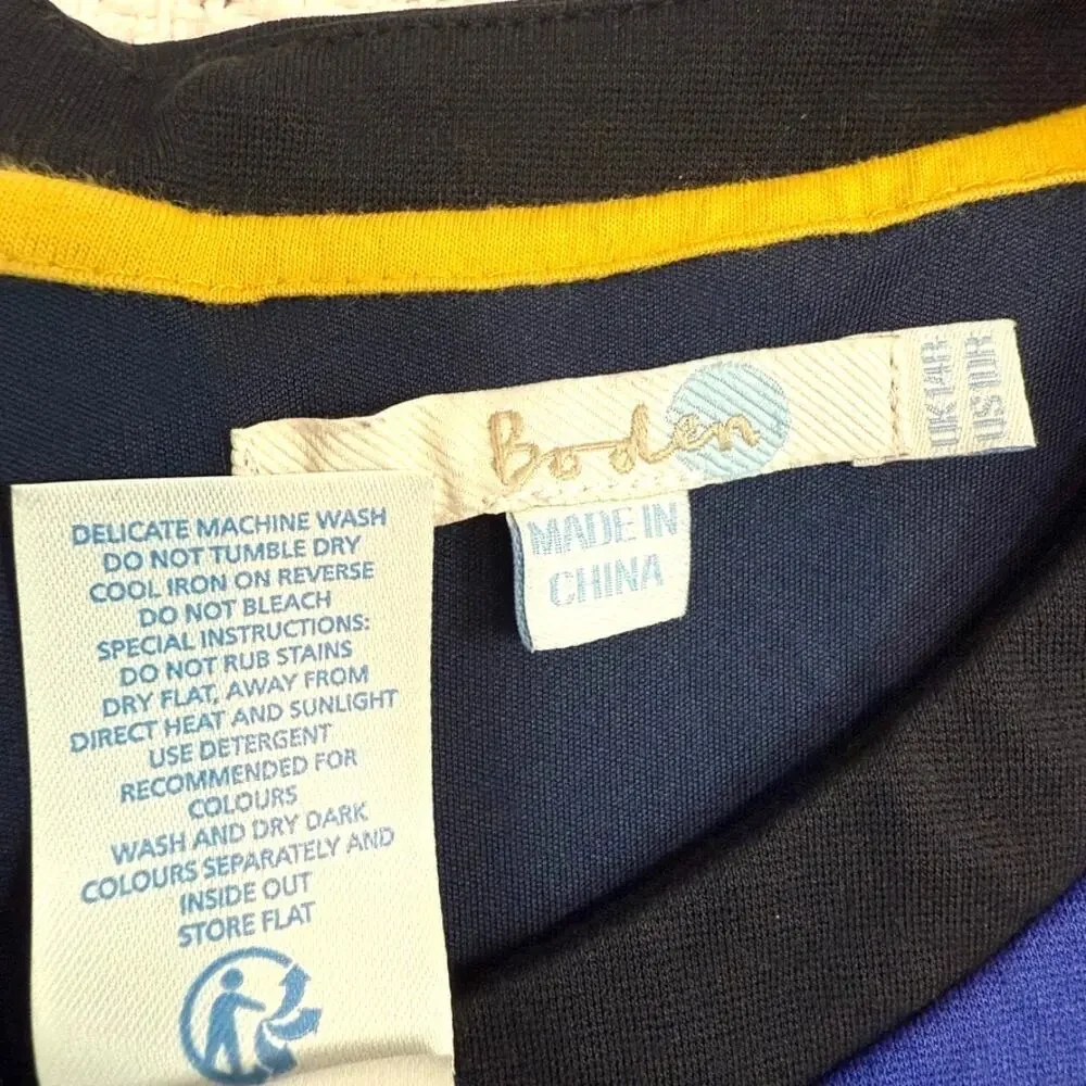 Boden 10 Louise color block ponte‎ 1/2 sleeve dress D3 2956 - Picture 5 of 12